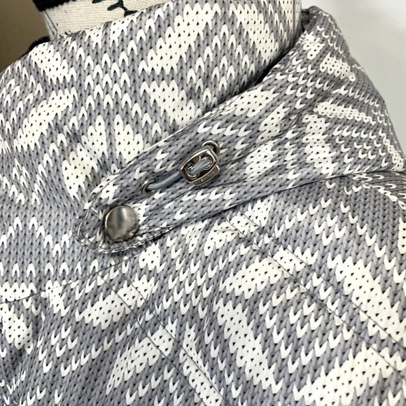 Zeroxposur Women’s Quilted Puffer Coat Gray and White Size Small - Picture 5 of 13